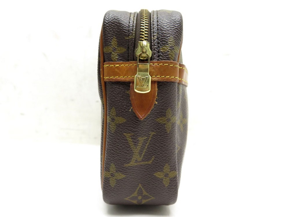 Authentic Louis Vuitton Monogram Compiegne 23 Clutch Hand Bag M51847 LV  J6506