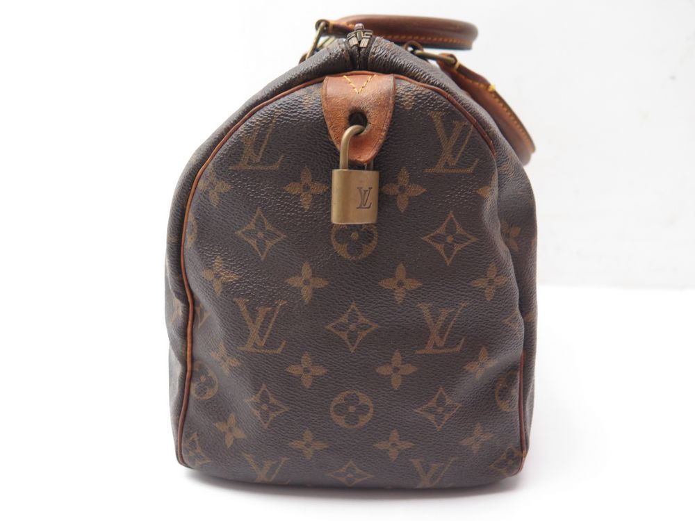 Sac à main LOUIS VUITTON Speedy 30 Porté Main Toile Enduite