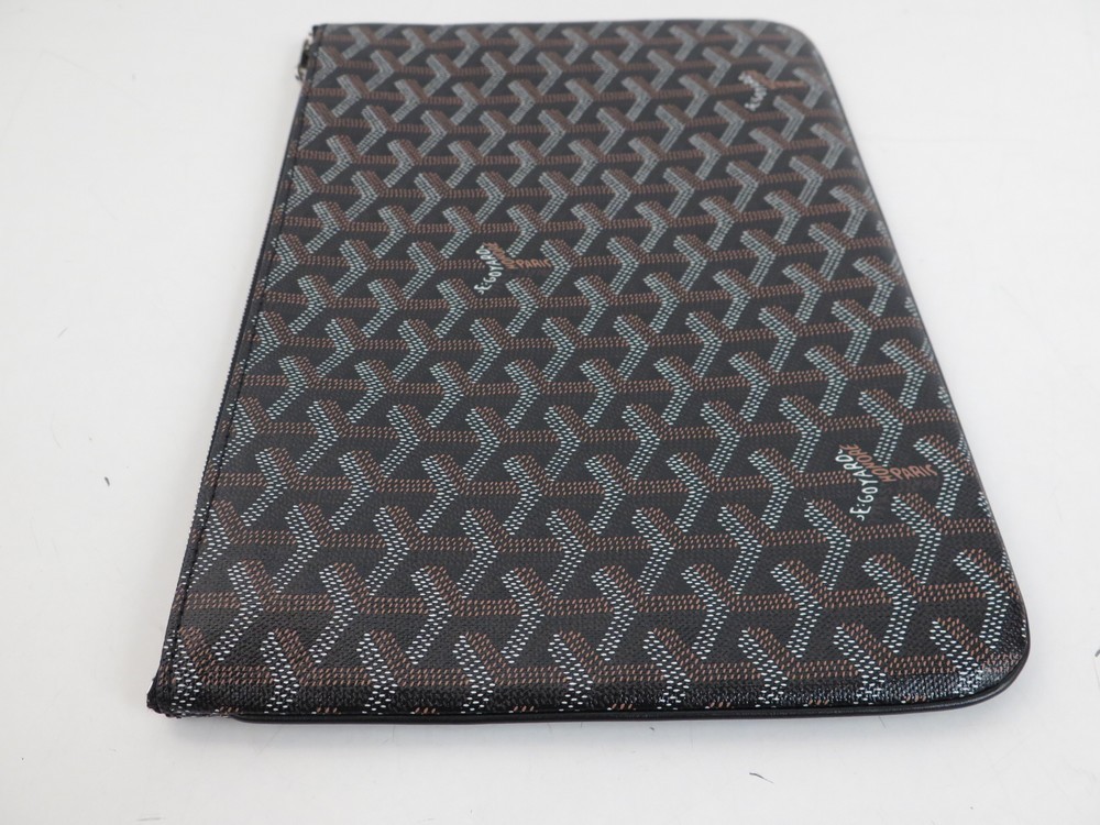 Goyard senat mm noir pochette clutch