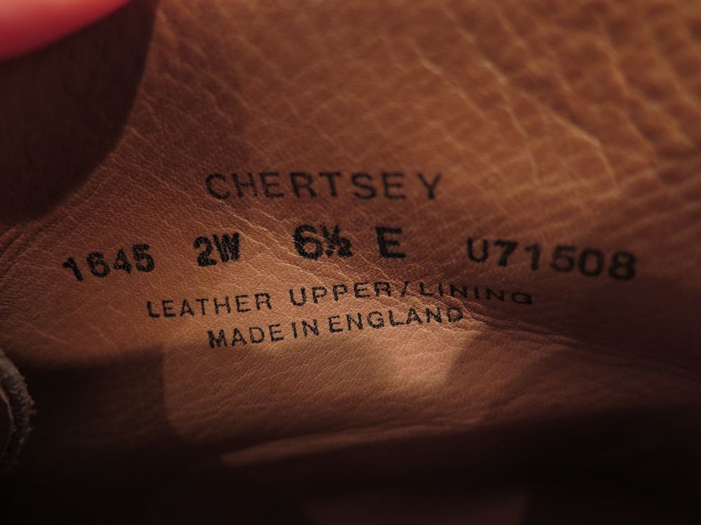 chaussures crockett jones chertsey 6.5e 40.5 41