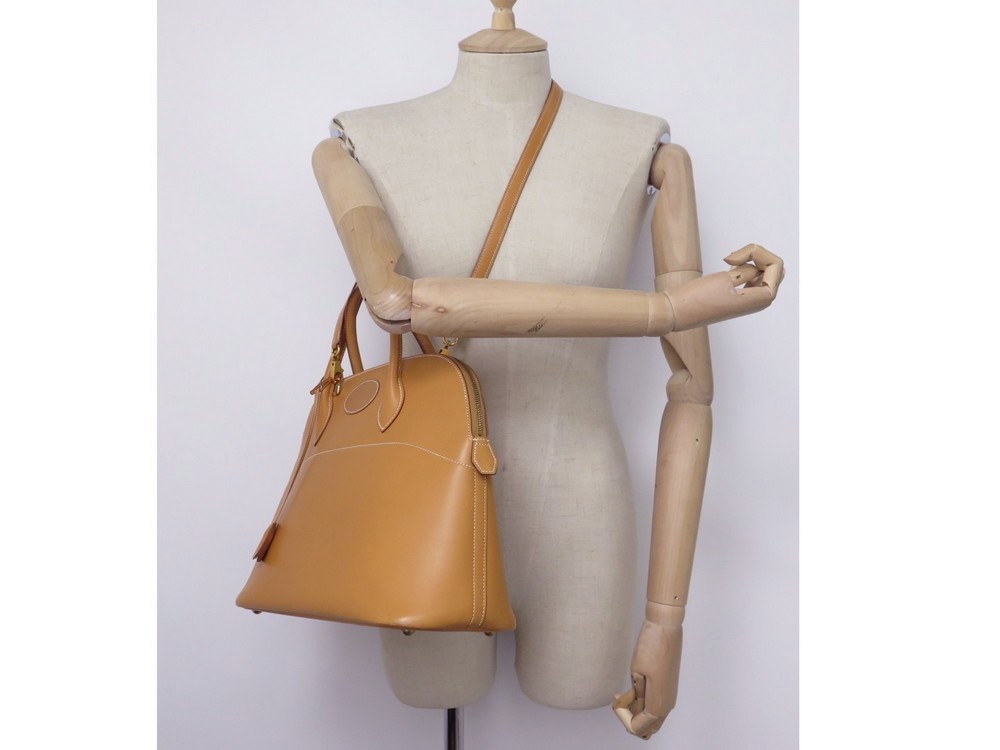 Sac Bolide 35 HERMES gold - VALOIS VINTAGE PARIS