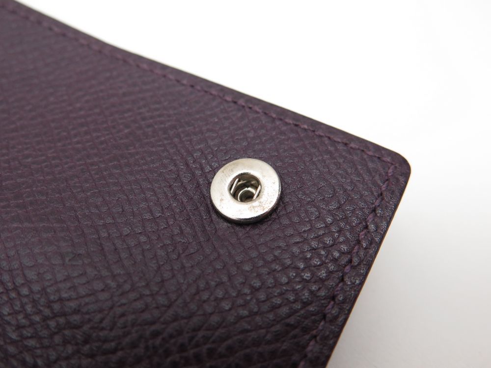 etui porte cles clefs hermes en cuir epsom violet 4