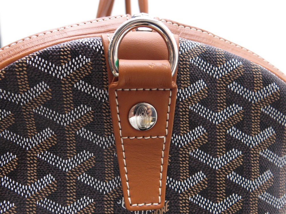 sac de voyage goyard croisiere 50 en toile rouge