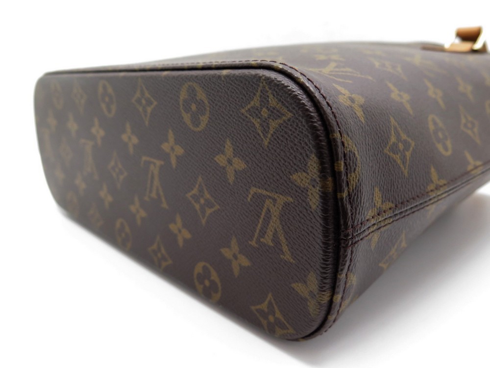 Sac à main Louis Vuitton Vavin en toile monogram et cuir naturel