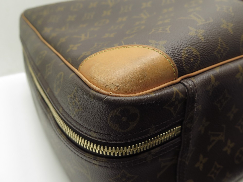valise sirius 55 cm louis vuitton en toile monogram et cuir naturel, RvceShops Revival