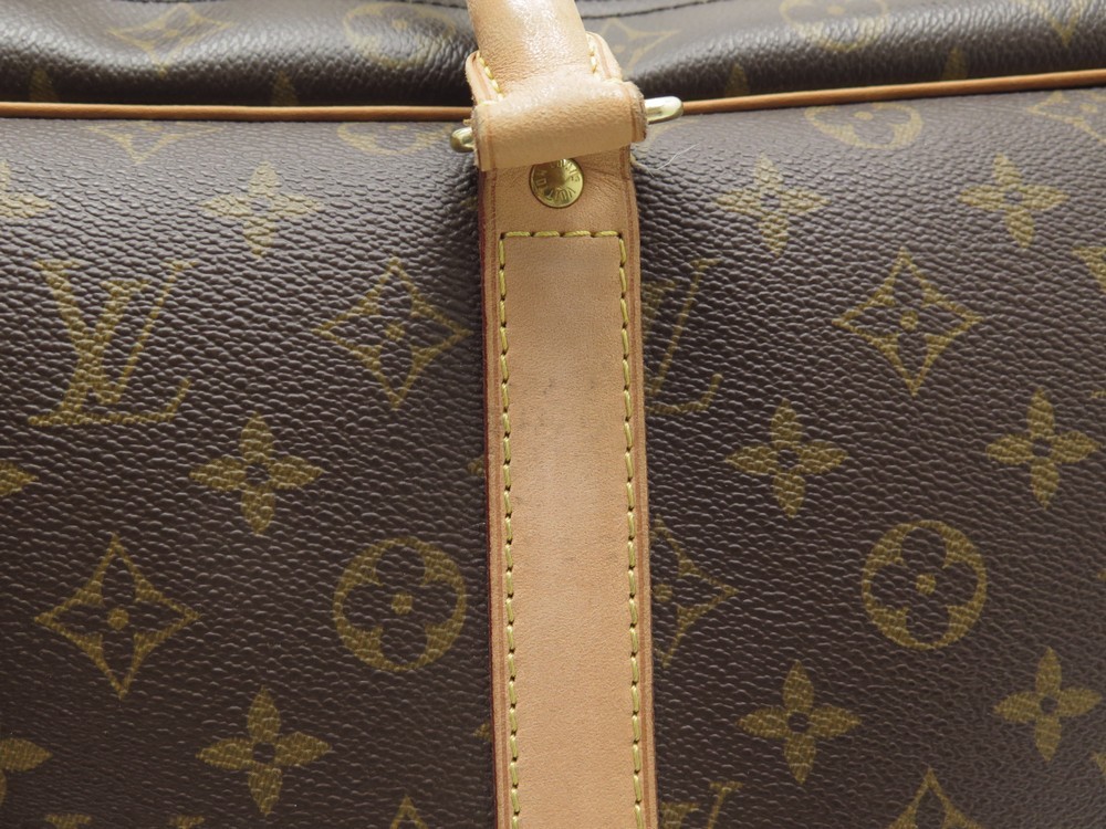 valise sirius 55 cm louis vuitton en toile monogram et cuir naturel, RvceShops Revival