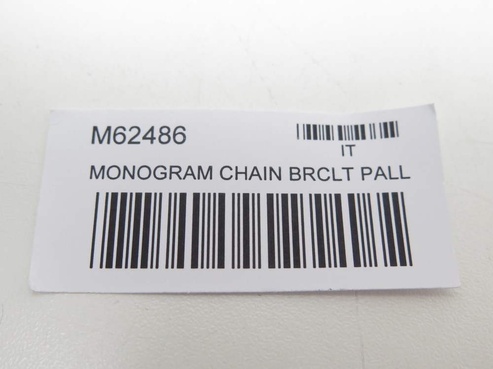 LOUIS VUITTON BRACELETS monogram chain - M62486