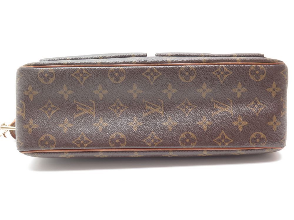 Sac à main sully en toile Louis Vuitton Brown in Cloth - 32569306