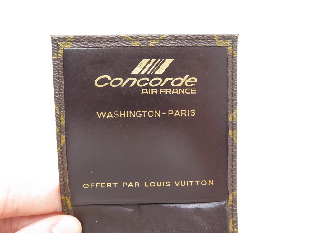 rare porte bloc note louis vuitton air france