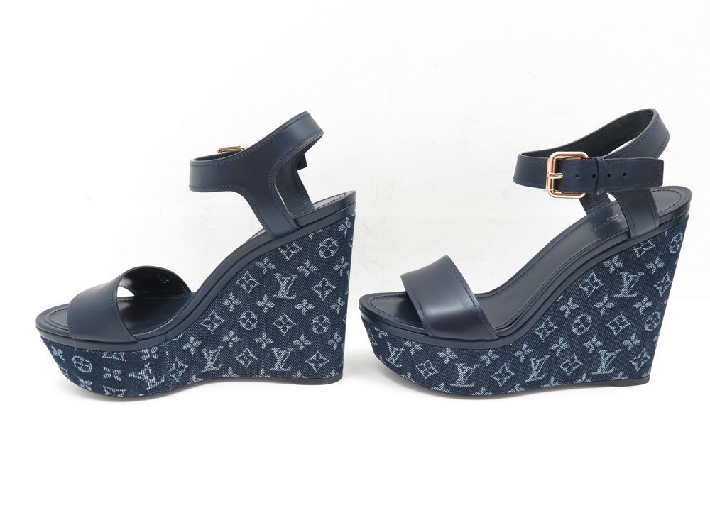 Louis Vuitton Waterfall Wedge Sandal