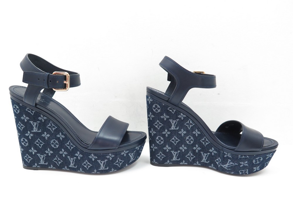 chaussures louis vuitton waterfall wedge sandales