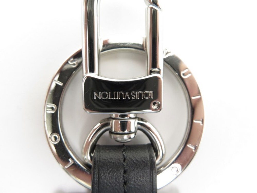 Louis Vuitton LV Cloche charm Key Holder leather Black M68020 Men