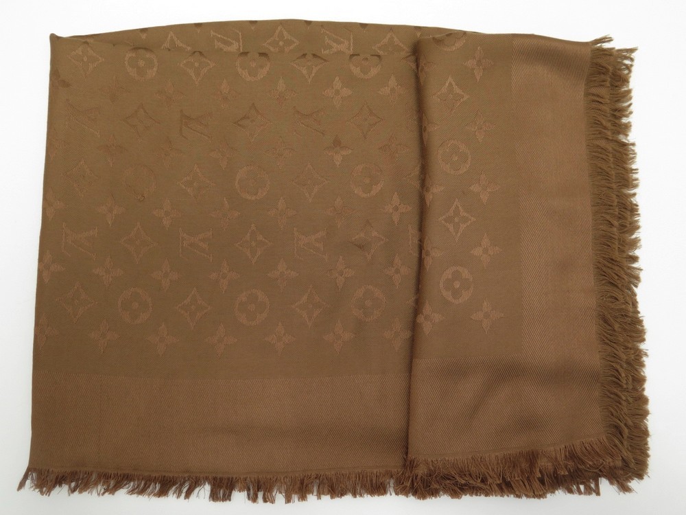 chale louis vuitton m75861 monogram foulard en