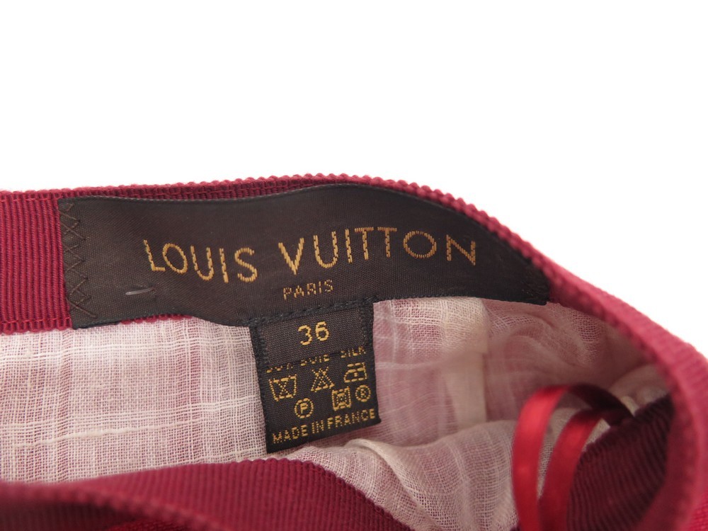 ensemble louis vuitton haut jupe 36 s lin soie coton