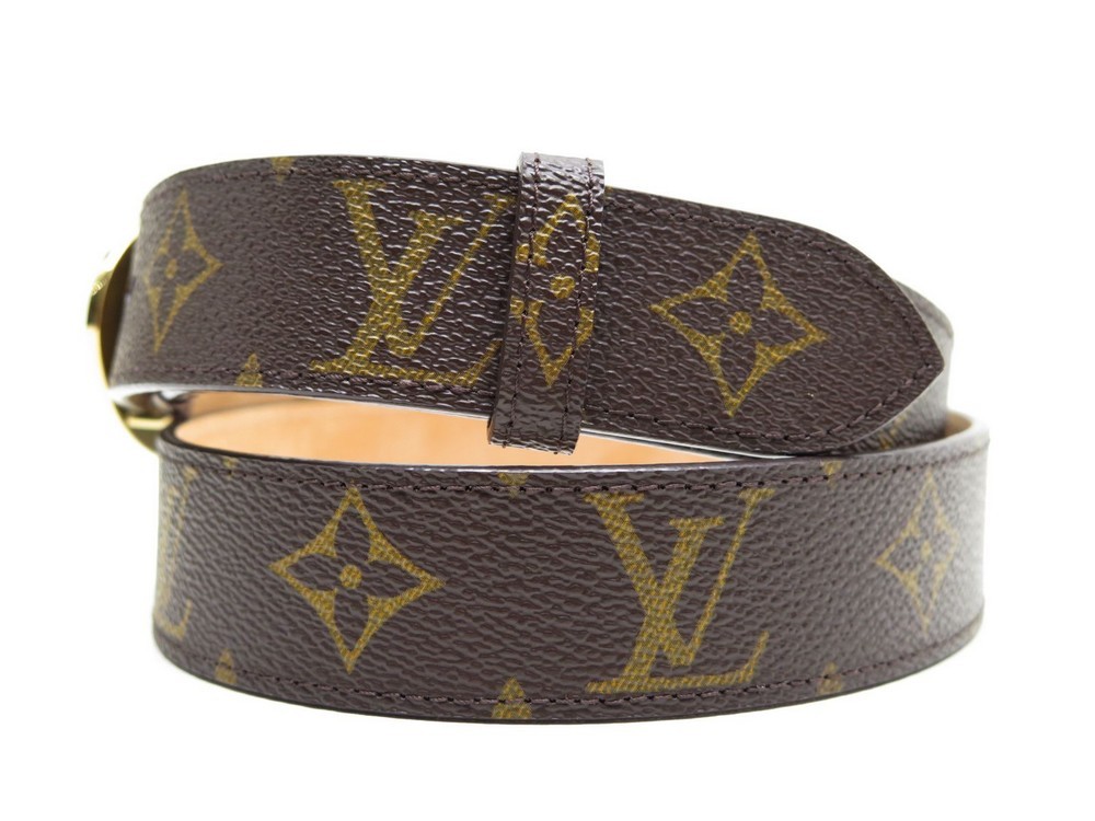 Ceinture en toile Louis Vuitton Blanc taille 80 cm en Toile - 16742108