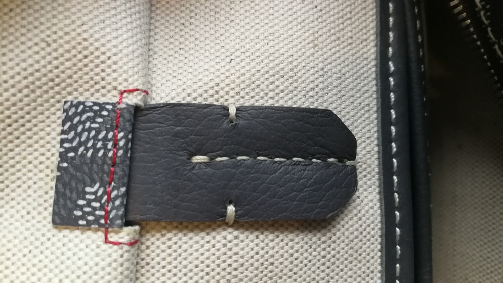 sac a main goyard artois mm 31cm en toile grise grey
