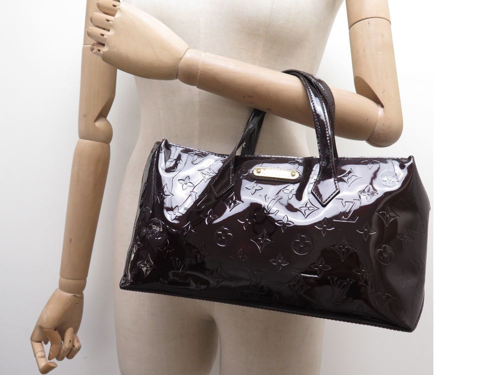 RvceShops Revival, sac a main louis vuitton mirabeau en cuir epi vernis  noir