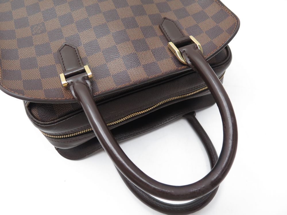 Louis Vuitton Damier Ebene Triana NM Satchel Handbag 91lk425s For