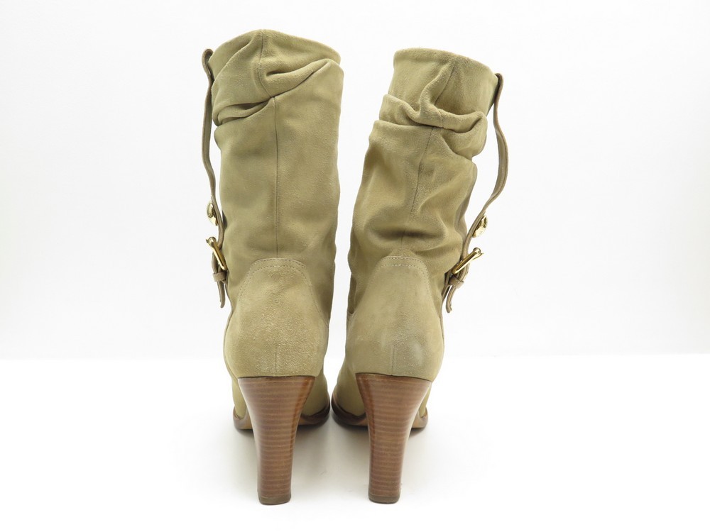 Bottes Louis Vuitton Beige taille 39 EU en Suede - 37441426