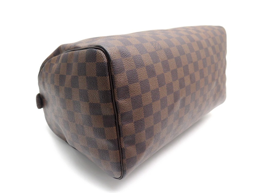 Sac Louis Vuitton Speedy 35 en toile damier ébène