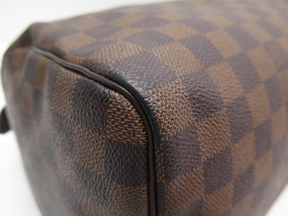 Sac Louis Vuitton Speedy 35 en toile damier ébène