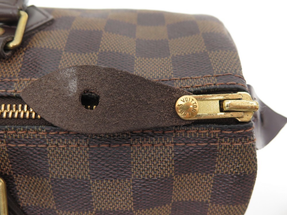 Sac Louis Vuitton Speedy 35 en toile damier ébène