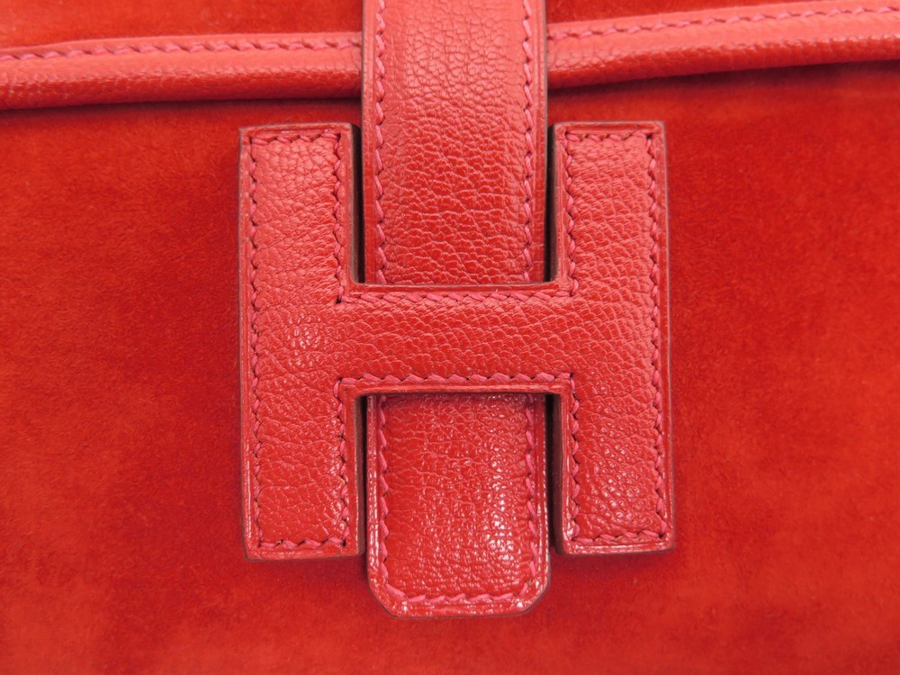 Hermes Pochette Jige Elan 29 Veau Tadelakt Doublure Agneau