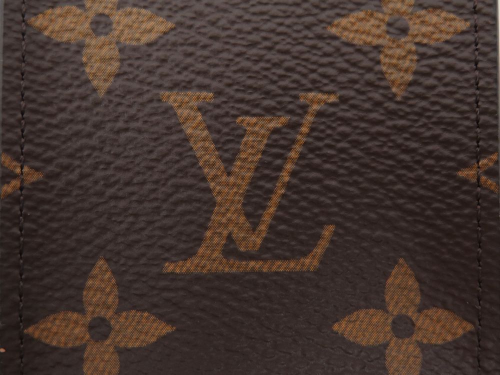 LOUIS VUITTON Etui Cigarette Case Monogram Leather Brown M63024 09MZ486