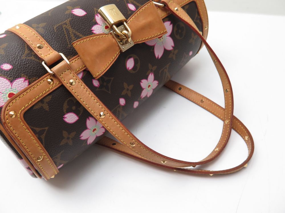 Authentic LOUIS VUITTON Monogram Cherry Blossom Papillon M92009