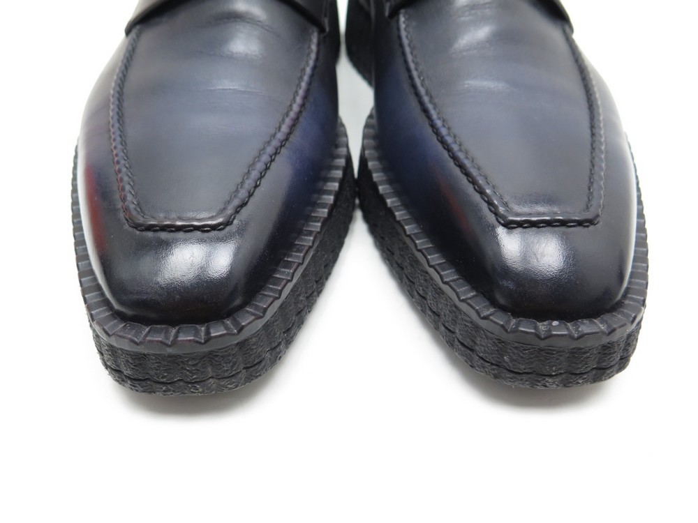 BERLUTI Art Andy Demesure Black-Gray Venezia Calf Custom Loafer Shoes –  SARTORIALE