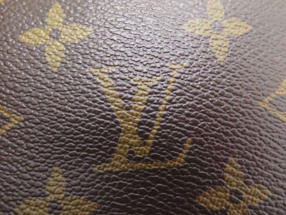 Sac à main Louis Vuitton Batignolles en toile monogram et cuir naturel