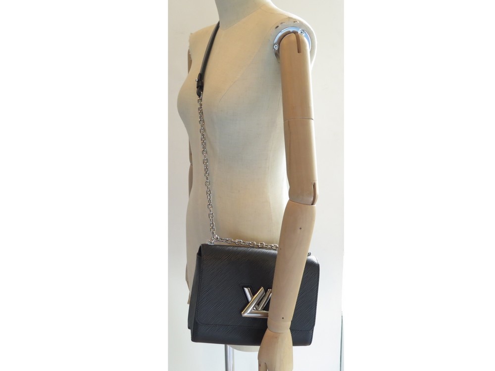 Louis Vuitton Twist MM Epi Noir M50282, Women's Fashion, Bags & Wallets,  Cross-body Bags on Carousell