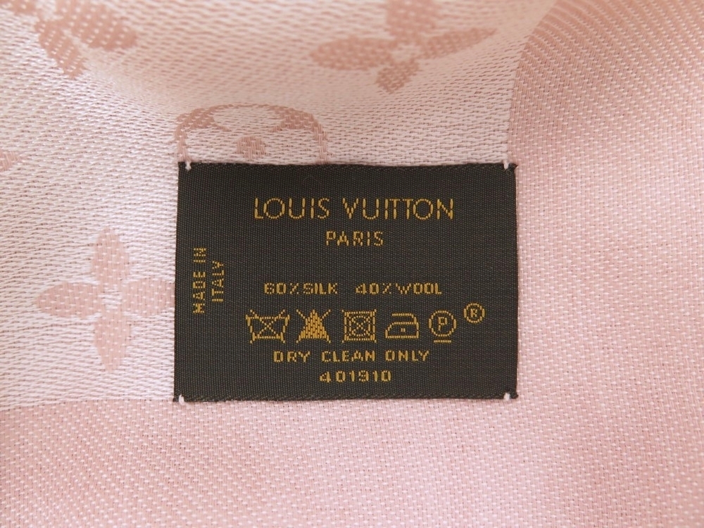 100% Authentic Louis Vuitton NIGHT BLUE Shawl, Ref M72412