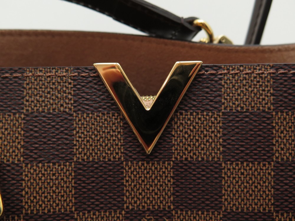 sac a main louis vuitton kensington n41435 en toile