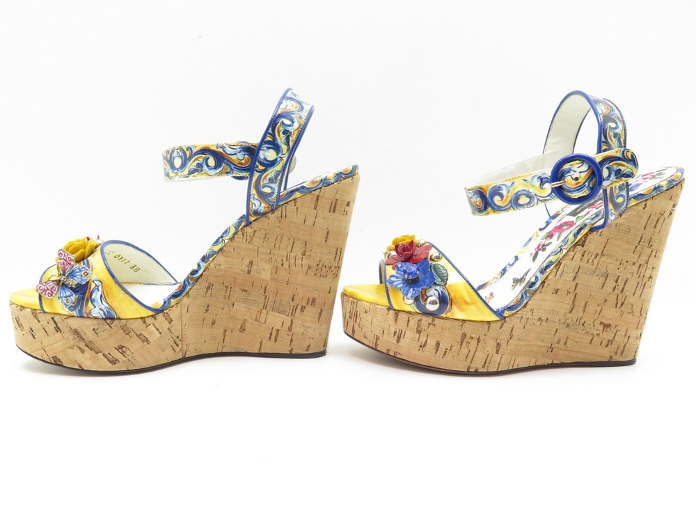 Dolce gabbana hot sale majolica shoes