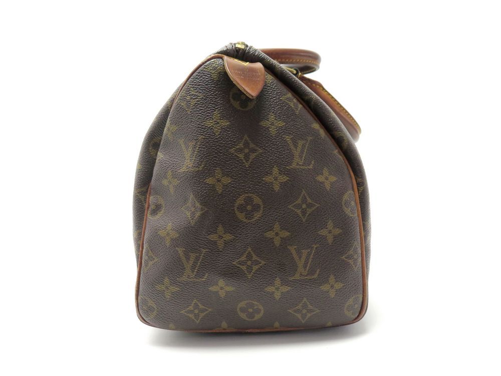 Used Auth Louis Vuitton Monogram Speedy 30 M41108 Women's Handbag 