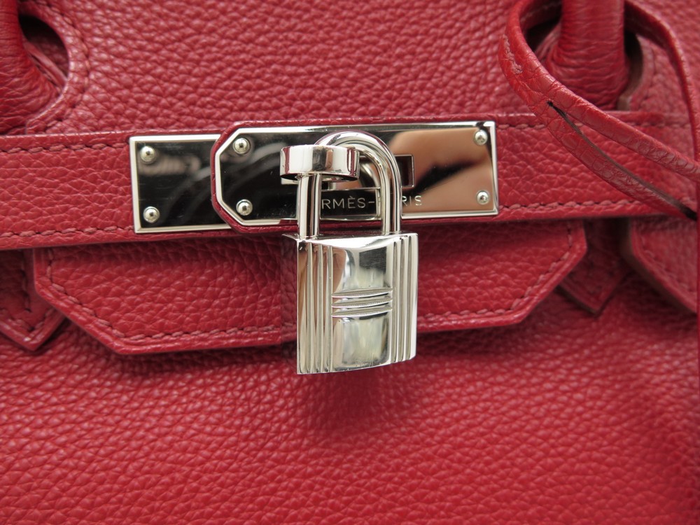 HERMES Togo Birkin 35 Rouge Garance 953096