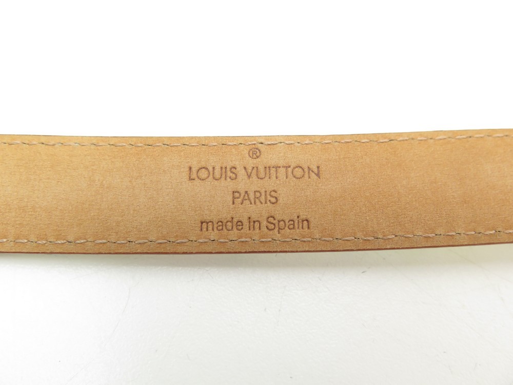 inside of a real louis vuitton belt