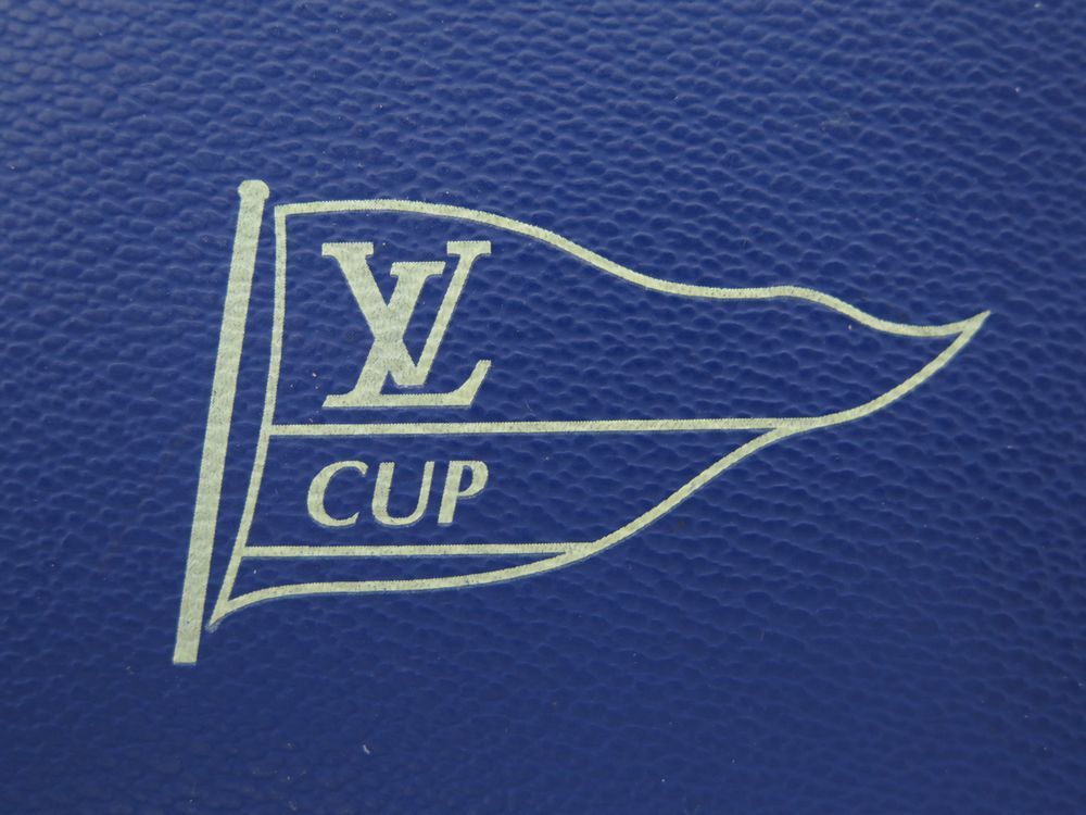 Louis Vuitton 1992 Blue LV Cup Sac Plein Haut 41lk510s