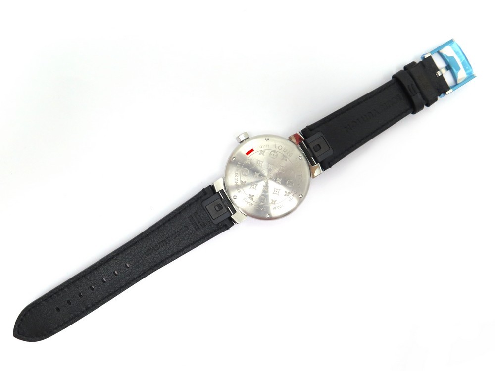 LOUIS VUITTON Tambour Q11111 Rare Bracelet Type mens watch