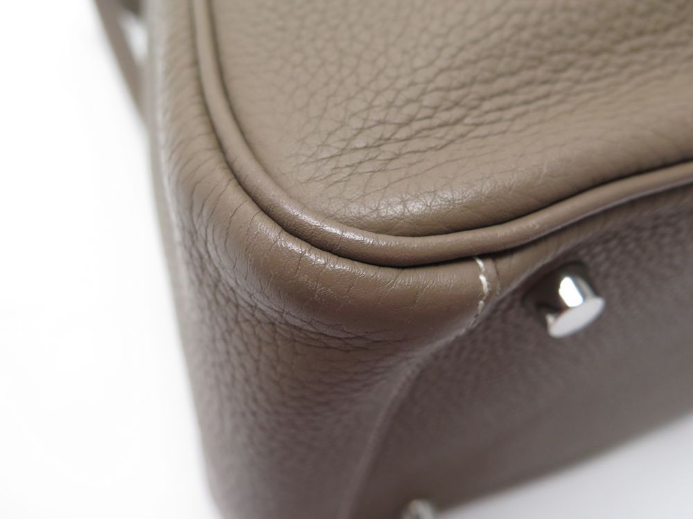 Hermès Lindy 34 cm Handbag in Etoupe Togo Leather