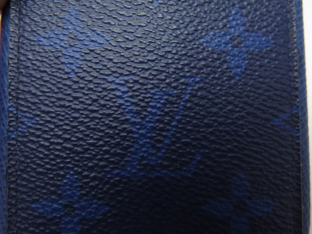 Louis Vuitton iPhone Case Monogram Pacific Taiga XS Blue in Taiga