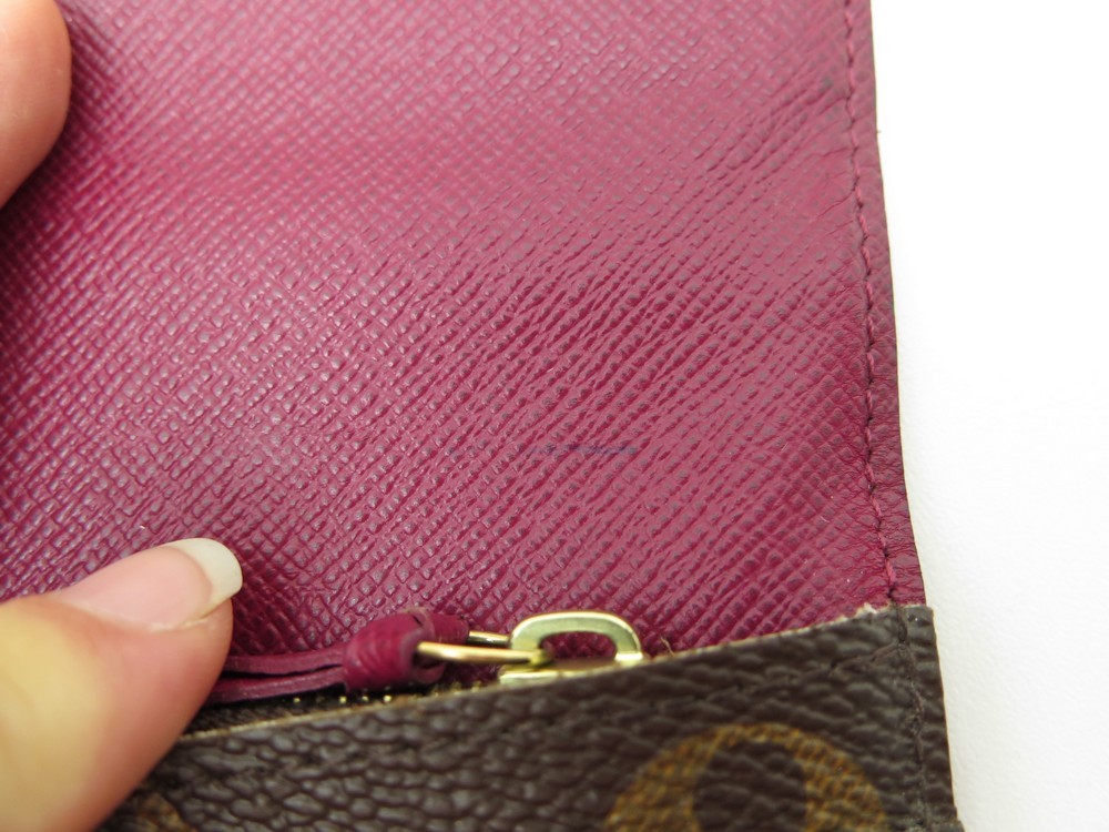 Louis Vuitton Portefeuille comète Pink Leather ref.768897 - Joli