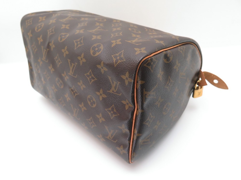 Louis Vuitton Monogram Speedy 30 Hand Bag M41526 LV Auth 41236