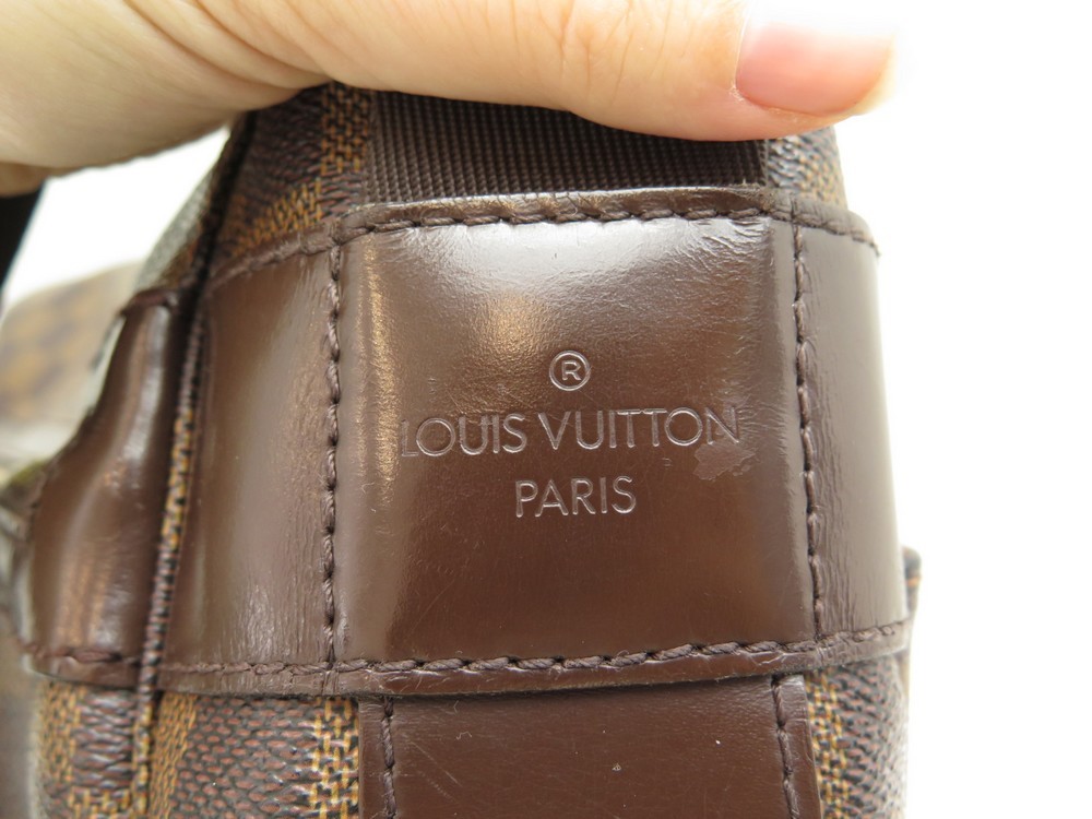 Sac bandoulière Louis Vuitton Bastille en toile damier enduite