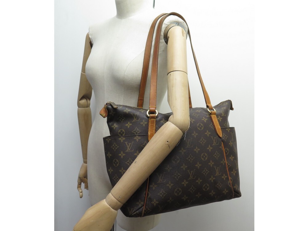 Auth Louis Vuitton Monogram Totally MM Tote Bag M41015 Used