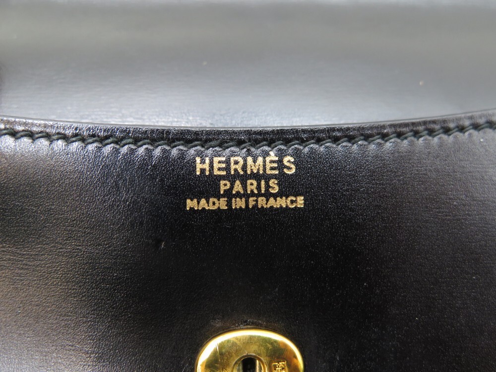 Lot - HERMÈS 1982 Pochette RIO Box bordeaux Dimensions : 24 x 17 x 2,5 cm RIO  clutch Burgundy box calfskin leather Dim - Catalog# 721346 Hermès  Vintage Online