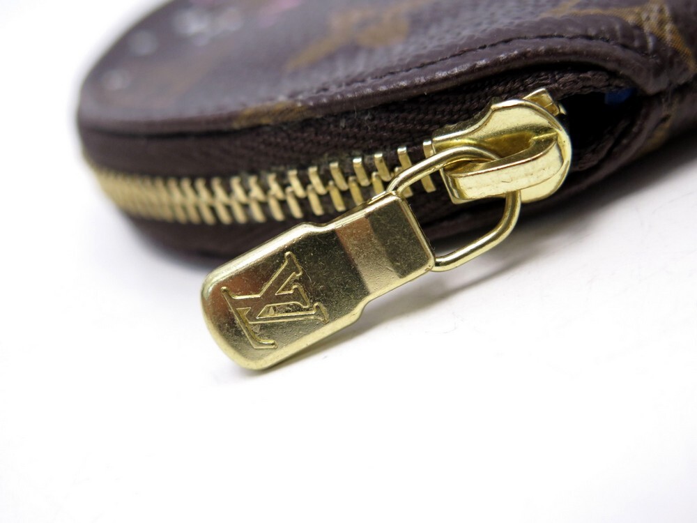 Louis Vuitton Porte Monnaie Rond Coin Case Wallet Bag Charm M95498 CT3097  77716