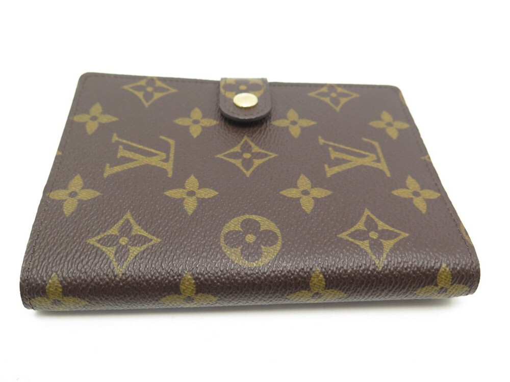 Louis Vuitton Small Ring Agenda Cover Monogram Canvas Couverture PM Ebony  Brorwn