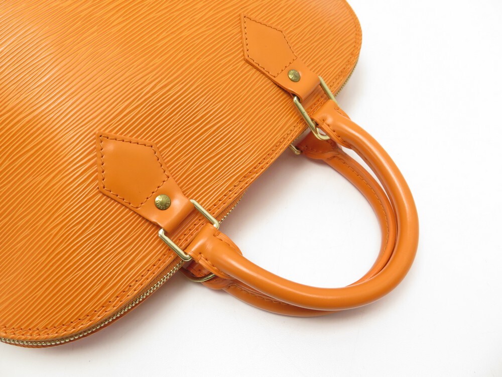 Louis-Vuitton-Epi-Alma-PM-Hand-Bag-Pimont-Orange-M40623